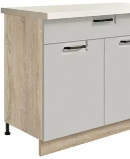 Kuchynské skrinky stojace Skrinka do kuchyne Favorit 7d Sonoma/Latte