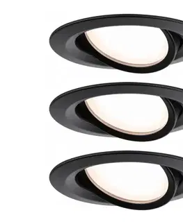 Svietidlá Paulmann 93080 - SADA 3xLED/6W IP23 Stmievateľné podhľadové svietidlo COIN 230V 93080
