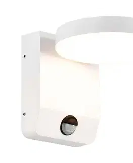 LED osvetlenie  LED Vonkajšie nástenné svietidlo so senzorom LED/17W/230V 4000K biela 2955