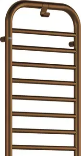 Radiátory do kúpeľne DEANTE - Silia matte brown kúpeľňové kúrenie - výška 157 cm; AGI_CG51
