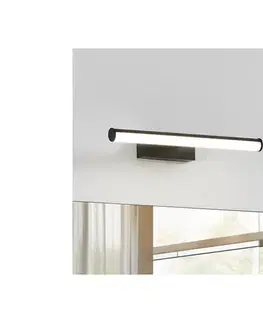 Kúpeľňové zrkadlá Eglo 901957 - LED kúpeľňové osvetlenie na zrkadlo VADUMI LED/7,4W/230V 40 cm IP44 čierna 901957
