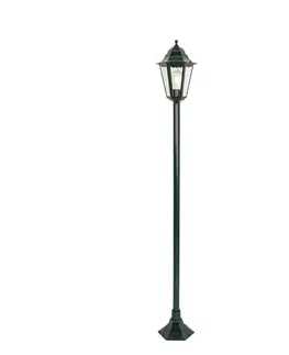 Vonkajšie svietidlá Klasické stojace vonkajšie svietidlo tmavozelené 170 cm IP44 - New Orleans