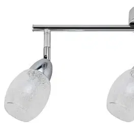 Stropná svetla LED stropná lampa SMD 58cm RICO CHROME