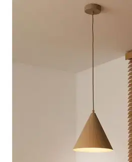 Svietidlá  - Závesný luster na lanku IRONLINE 1xG9/3W/230V priemer 25 cm béžový 70590
