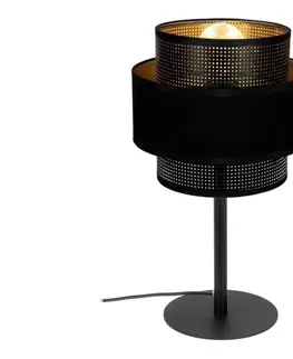 Lampy  Stolná lampa NESS 1xE27/60W/230V čierna 0989