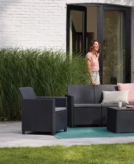 Záhradný nábytok KETER Záhradný set CLARA 5 storage table | grafit