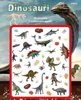 Nalepovačky, vystrihovačky, skladačky Dinosauři (3D samolepky) - Jan Chmelík