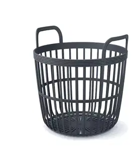 Úložné boxy NABBI IKPIO430 plastový univerzálny kôš s úchytkami 43 cm antracit
