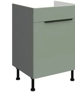 Kuchynské skrinky stojace Kuchynská skrinka Aria-Sa/Ant Anti Fingerprint 60zl 1s Bb