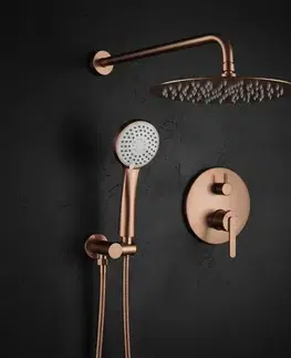 Sprchy a sprchové panely REA - Podomietková sprchová sada Ontario Brush Copper + BOX REA-P5650