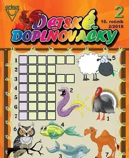 Pre deti a mládež - ostatné Detské doplňovačky 2 2018 v prísloviach