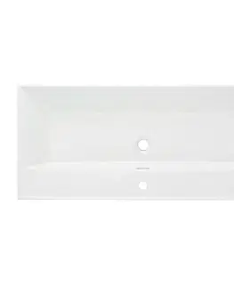 Umývadlá Nábytkové umývadlo SAT B-Way 101x46,5 cm otvor pre batériu uprostred SATBW10046 SATBW10046