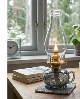 Lampy BRILAGI - petrolejová lampa MERLIN dymová/sivá 8590828169284