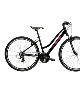 Bicykle Kross Evado 2.0 čierna / ružová / lesk - L (19", 168-180 cm)