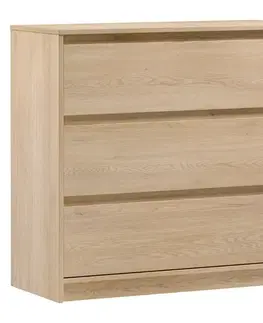 Komody KONDELA Manol K3S zásuvková komoda cremona