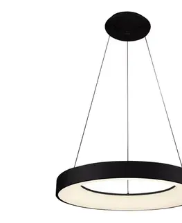 Svietidlá Azzardo  - LED Luster na lanku SANTANA LED/30W/230V čierna 