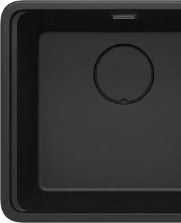 Kuchynské drezy DEANTE DEANTE - Momi metallic graphite Granitový drez, 1-bowl ZKM_G10A