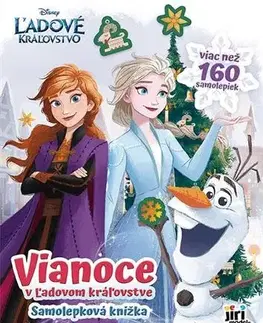 Nalepovačky, vystrihovačky, skladačky Samolepková knižka Ľadové kráľovstvo
