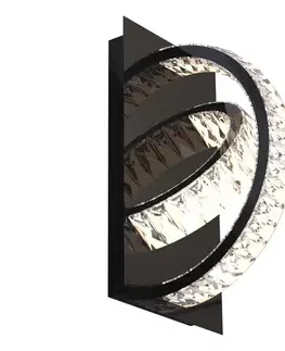 Svietidlá Zuma Line MX3274-2-3BCT-LED Nástenné svietidlo TULA LED/18W/230V 2700-6000K čierna MX3274-2-3BCT