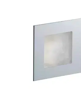 LED osvetlenie LDST AN-01-SS-BZ9 - LED schodiskové svietidlo ANGEL 9xLED/1,2W/230V matný chróm AN-01-SS-BZ9