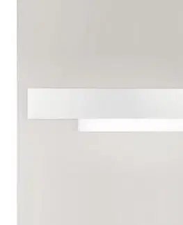 Svietidlá Gea Luce DOHA A G B - LED Nástenné svietidlo DOHA LED/25W/230V 70 cm biela DOHA A/G B