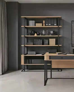 TV stolíky TARANKO Grande GR-RTV/M tv stolík dub (Grande 01) / čierna