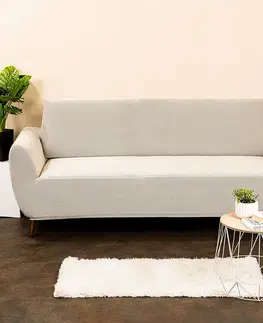 Prehozy 4home Multielastický poťah na sedaciu súpravu Comfort smotanová, 180 - 220 cm