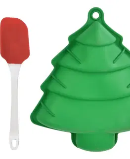 Vianočné dekorácie Silikónová sada na pečenie Stromček