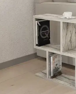 Konferenčné stolíky Príručný stolík / Odkladací stolík Zet - Freesia Marble
