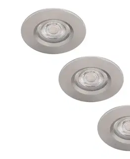 Svietidlá Philips - SADA 3x LED Stmievateľné kúpeľňové svietidlo LED/5W/230V 2700K IP65 8718699755959