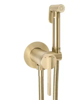 Kúpeľňové batérie REA - Podomietková bidetová batéria Grace Brush Gold REA-B4502