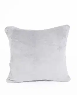 Dekoračné obliečky MKLozkoviny.sk Obliečka na vankúšik mikroplyš Exclusive 40 × 40 cm - Laura svetlo sivá-  -