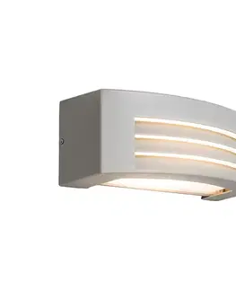 Vonkajšie nástenné svietidlá Moderná nástenná lampa sivá IP44 - Hurricane 1