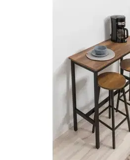 Barové stoličky Barový stôl Mola 100 - Barok Black