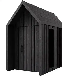 Drevené domčeky na záhradu Záhradný domček Swedish Barn 1622 čierna V2