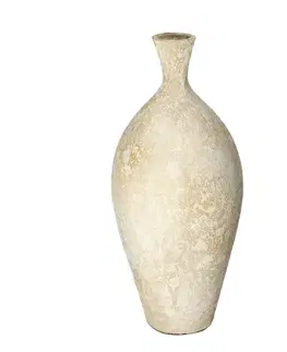 Vázy, misy Váza Dafni 26x61cm light beige