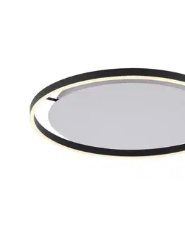 Svietidlá Leuchten Direkt 15392-13 - LED Stmievateľné stropné svietidlo RITUS 30W/230V čierna 15392-13