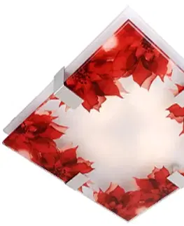 Stropná svetla Stropná lampa Rhapsody Stropná lampa E27 štvorcová