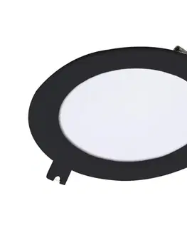 Svietidlá Rabalux 71225 - LED Podhľadové svietidlo SHAUN LED/6W/230V pr. 12 cm čierna 71225