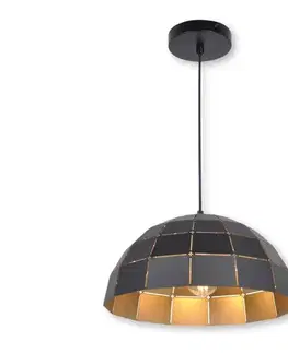 Svietidlá Top Light Apolo 30C - Luster na lanku 1xE27/40W/230V zlatá/čierna Apolo 30C