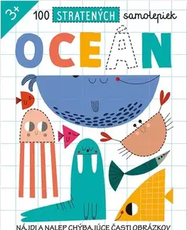 Nalepovačky, vystrihovačky, skladačky 100 stratených samolepiek - Oceán