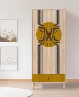 Šatňové skrine Šatníková skriňa City Gradrop Sun