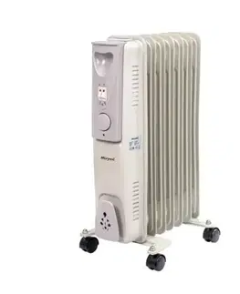 Ohrievače Kinekus Radiátor elektrický olejový 1500W HH-1001, 7-rebrový