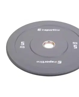 Závažia k činkám Gumový kotúč inSPORTline Bumper Plate Go 5 kg 50 mm