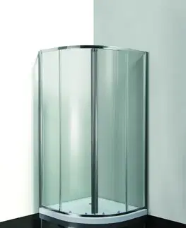 Sprchovacie kúty OLSEN SPA - Sprchovací kút SMART - MURO - Farba rámu zásteny - Hliník chróm, Rozmer A - 80, Rozmer B - 80, Smer zatváranie - Univerzálny Ľavé / Pravé, Výplň - Grape bezpečnostné sklo - 4/6 mm OLBMUR80CGBV