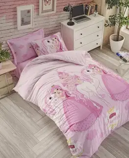 Obliečky Obliečky bavlnené Princess 200x140cm+90x70cm TiaHome