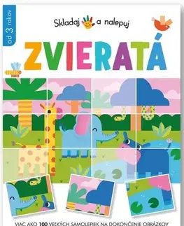 Nalepovačky, vystrihovačky, skladačky Skladaj a nalepuj: Zvieratá