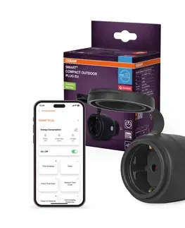 Predlžovacie káble Osram - Inteligentná vonkajšia zásuvka SMART+ SCHUKO 3680W/230V/16A IP44 4099854419317
