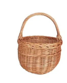 Nákupné tašky a košíky Kinekus Košík prútený okrúhly 30 x 20 cm