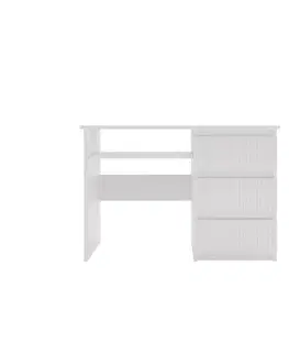 Nábytok ArtMadex Písací stolík FLEXI | biela